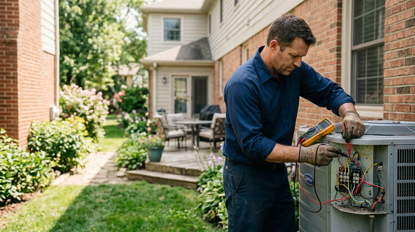 HVAC technician working near East Waterford, PA